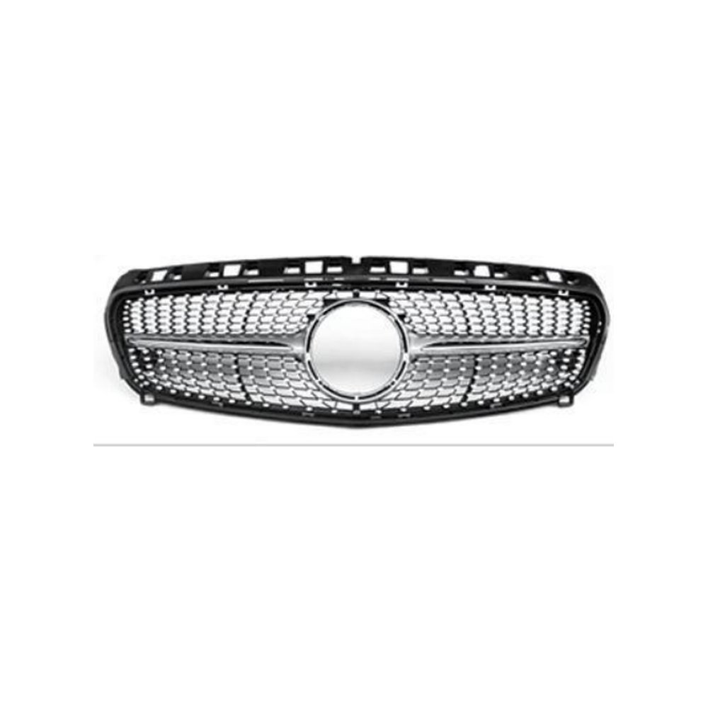 Решётка радиатора для Mercedes A-класса W176 2013–2018 / W177 2019+ (стили GT, Diamond) — фото 2