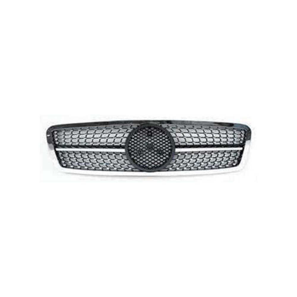 Решётка радиатора для Mercedes C-класса W203 2000–2007 / W204 2008–2013 (стили GT, Diamond, AMG)