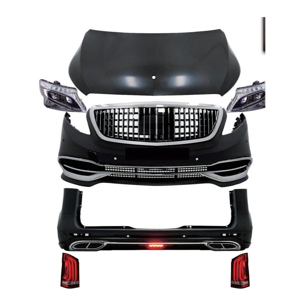 Рестайлинг-комплект для Mercedes V-класс W447 в стиле Maybach S-класса W222