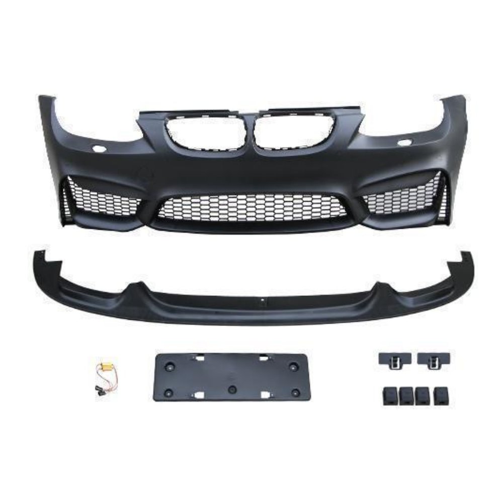 Обвес для BMW 3 серии E92/E93 2007–2010 (дорестайл) в стиле M4: бампера, крылья, юбки — фото 2