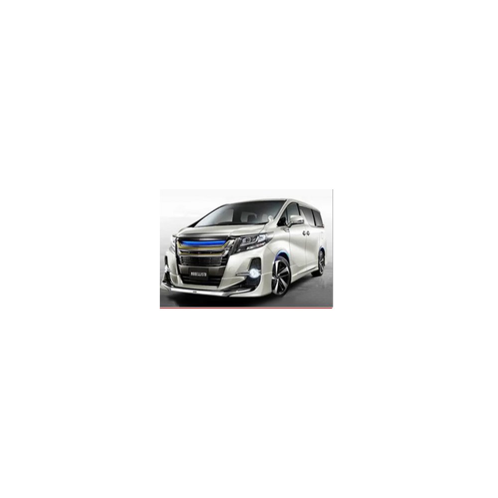 Обвес Aero Kit для Toyota Alphard 30 2015–2017: губа, пороги, задняя юбка