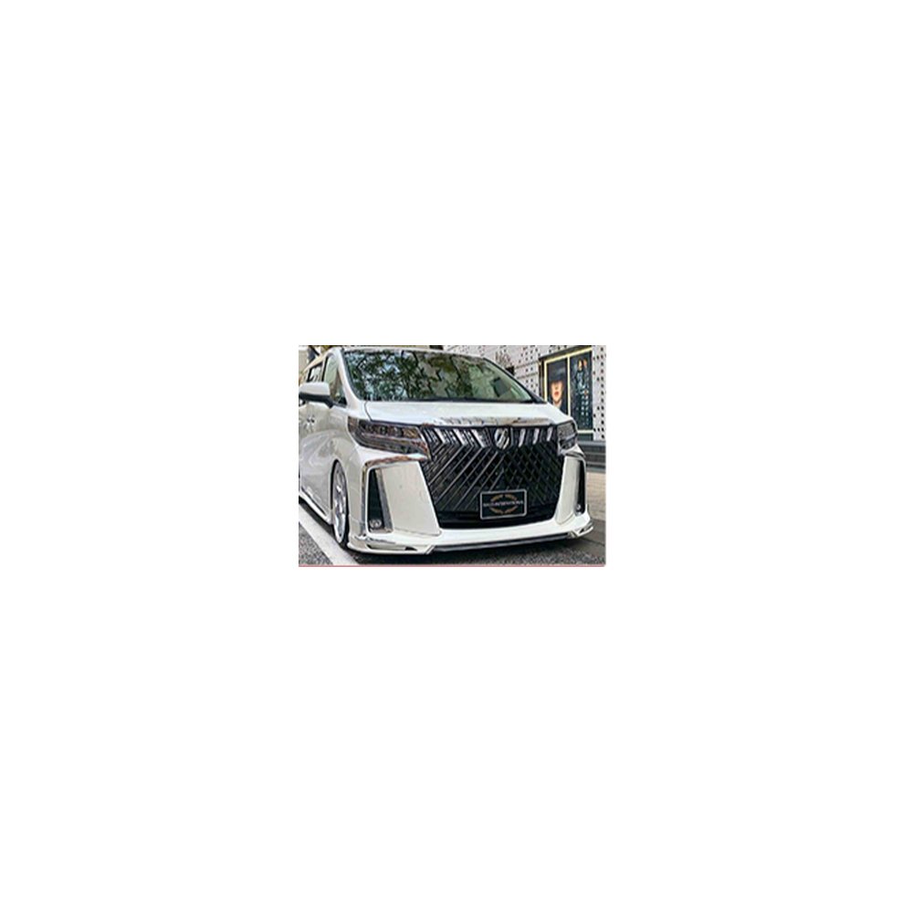 Обвес в стиле WALD для Toyota Alphard 30 2018–2023: губа, юбки, решётка