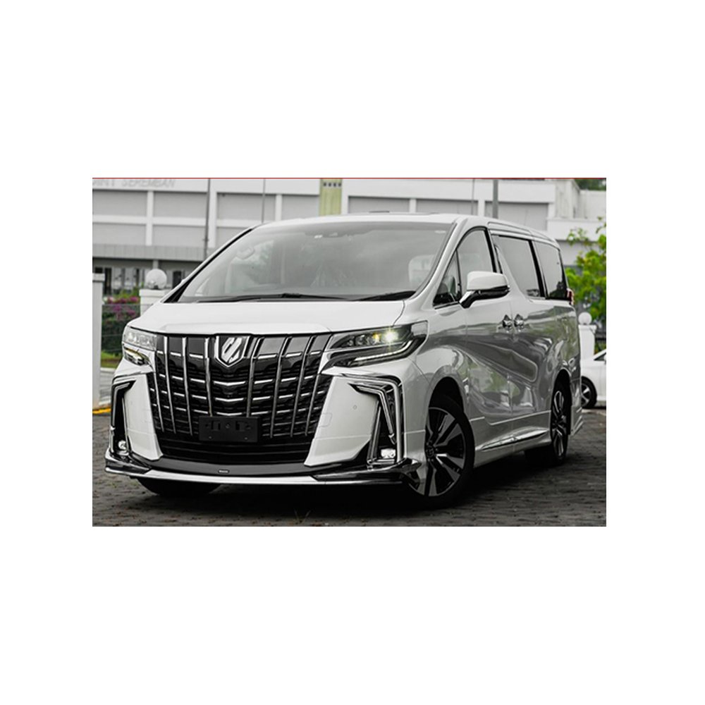 Обвес для Toyota Alphard 30 2018–2023 в стиле SC: бамперы, решётка, молдинги