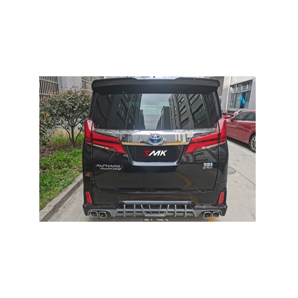 Обвес в стиле Rowen для Toyota Alphard 30 2018–2023: бампер, решётка, диффузор — фото 2