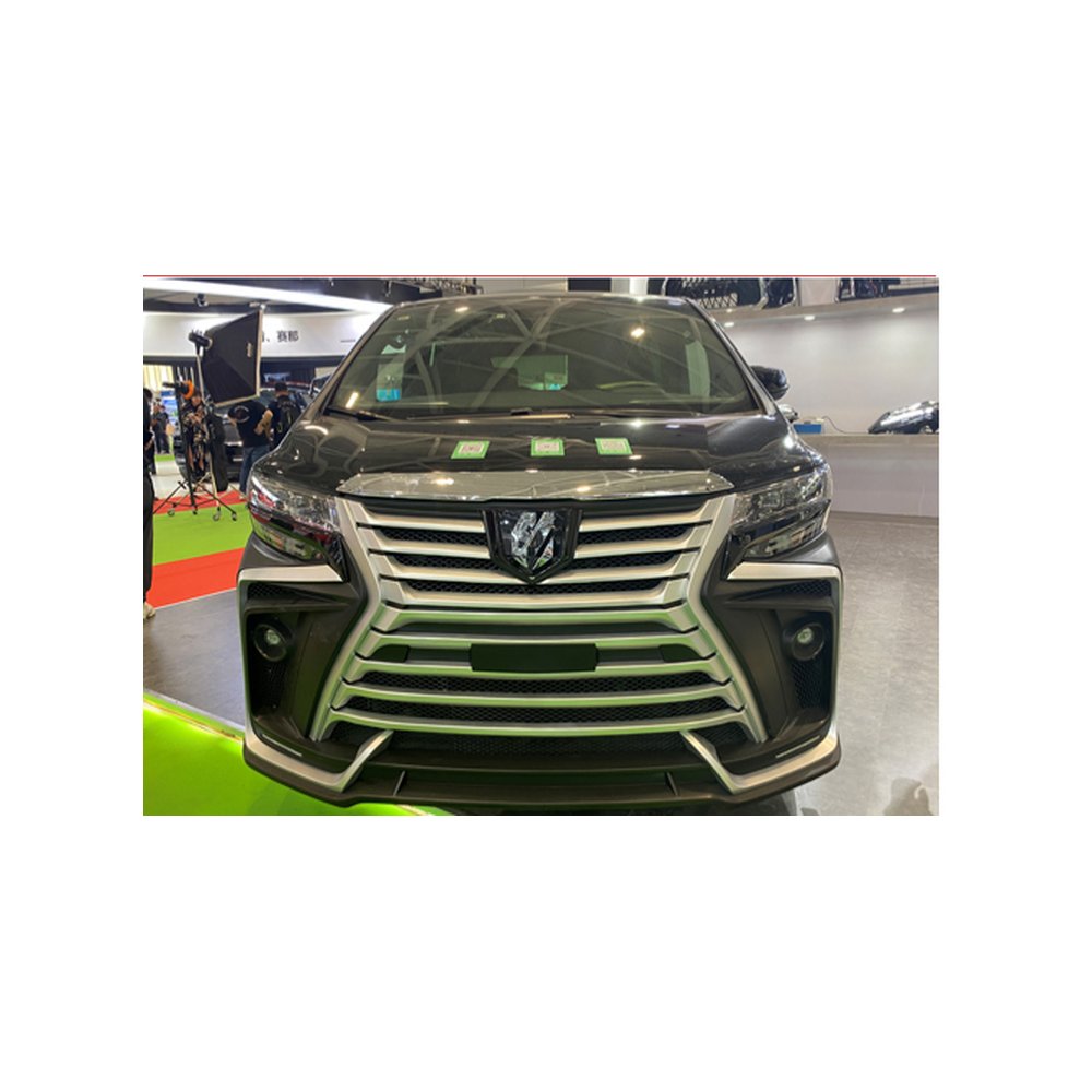 Обвес в стиле Rowen для Toyota Alphard 30 2018–2023: бампер, решётка, диффузор