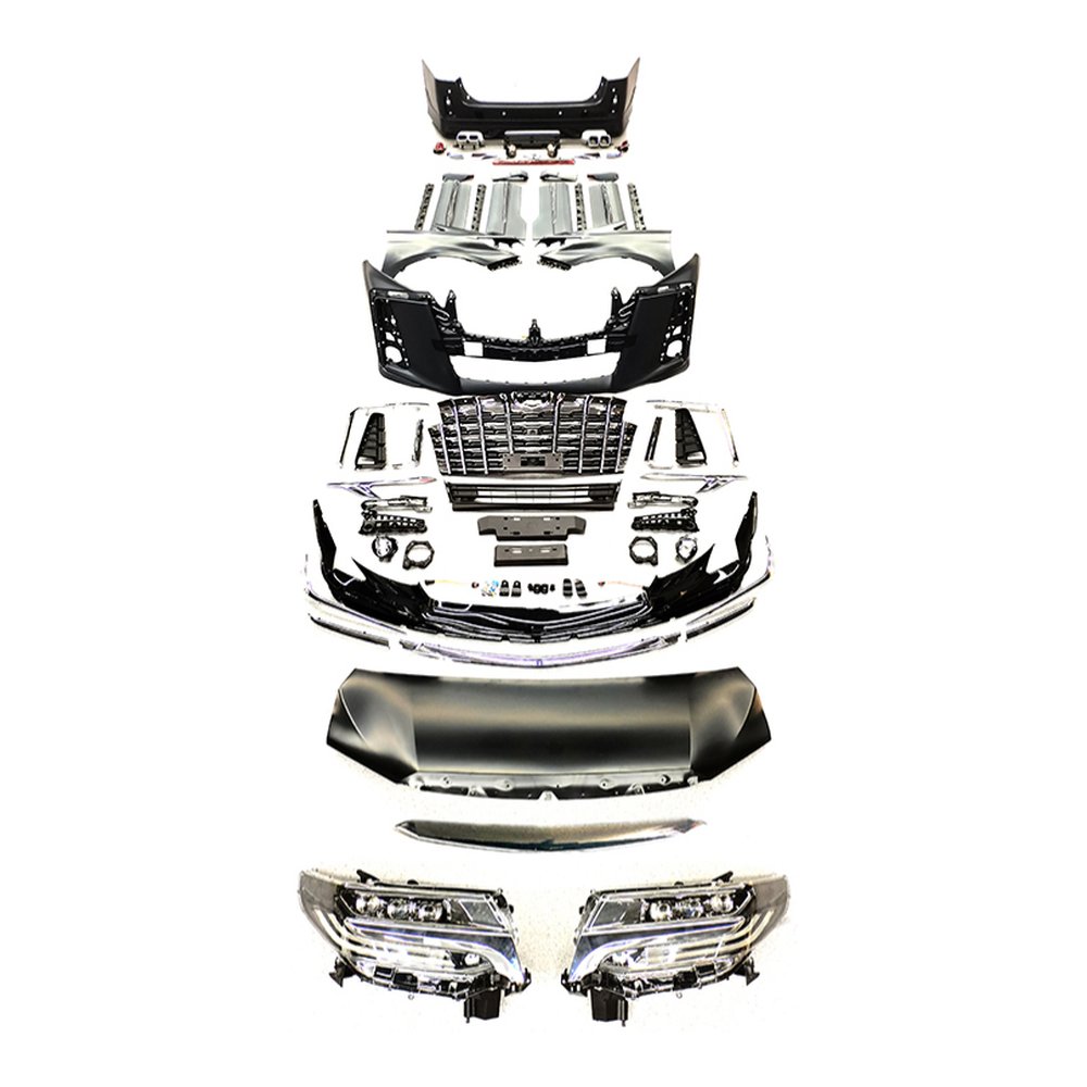 Рестайлинг-комплект 1:1 для Toyota Alphard 2008–2014 в вид Alphard 2018+ — фото 2