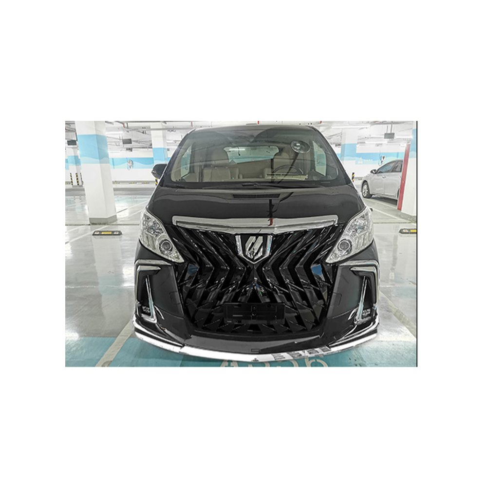 Передний бампер с решёткой SMK для Toyota Alphard 2008–2014