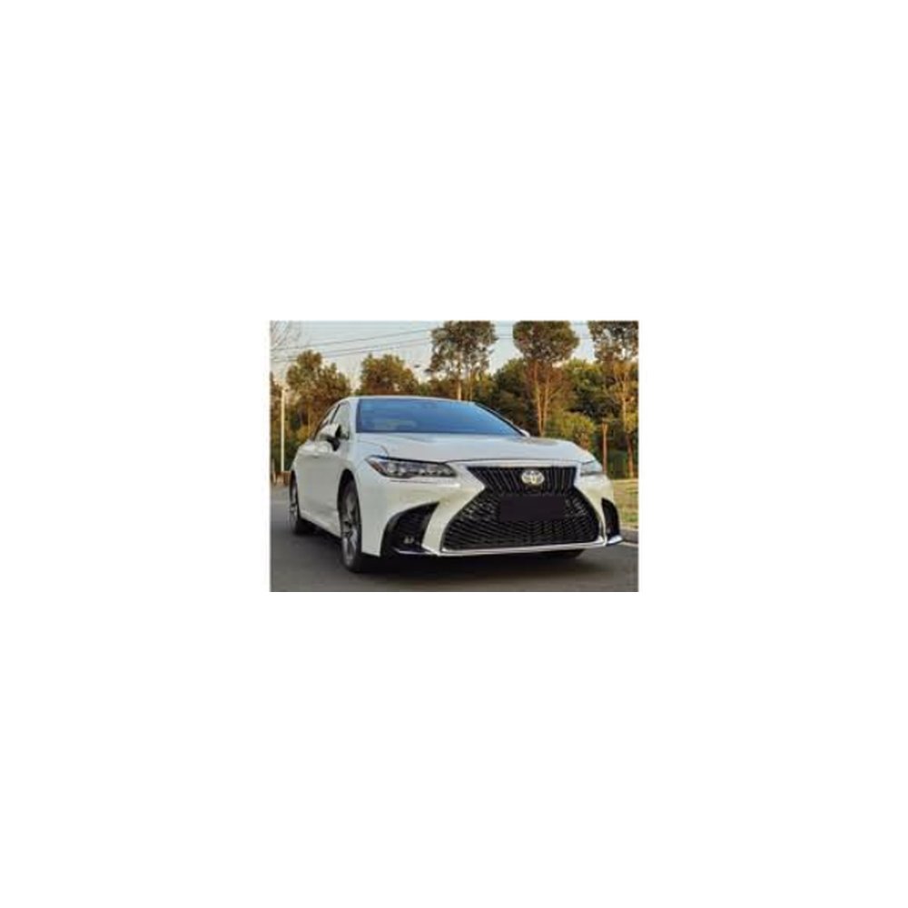 Обвес для Toyota Avalon 2018+ в стиле Lexus: передний бампер, решётка, ДХО