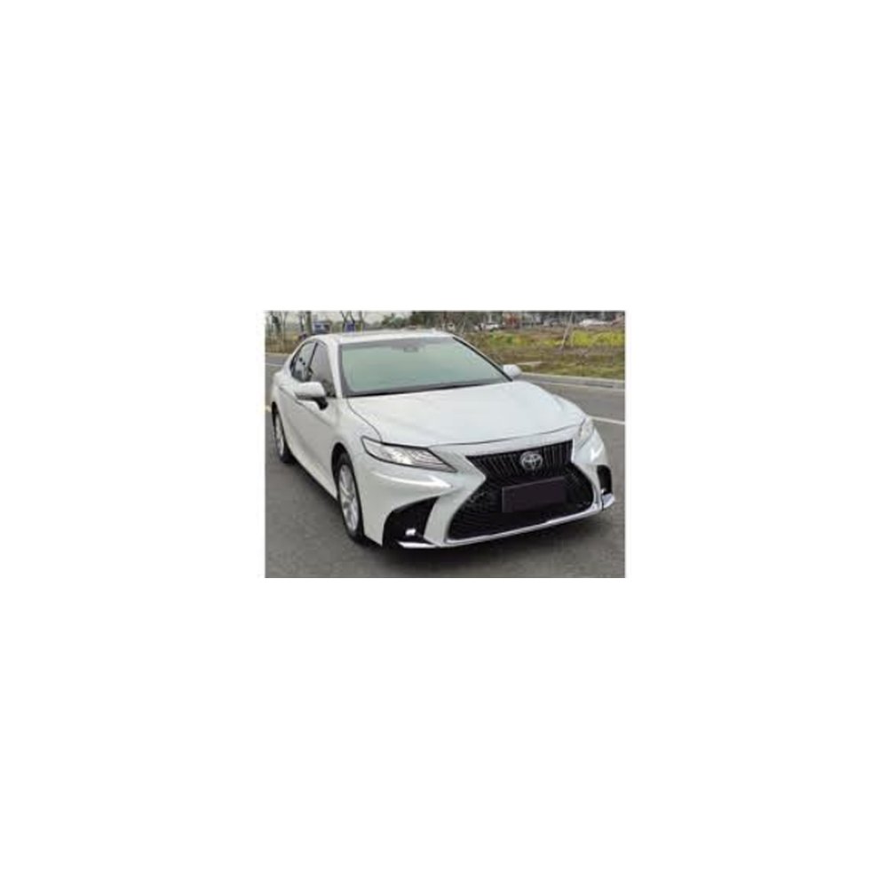 Комплект для Toyota Camry XV70 2018+ в стиле Lexus: бампер, решётка, ДХО
