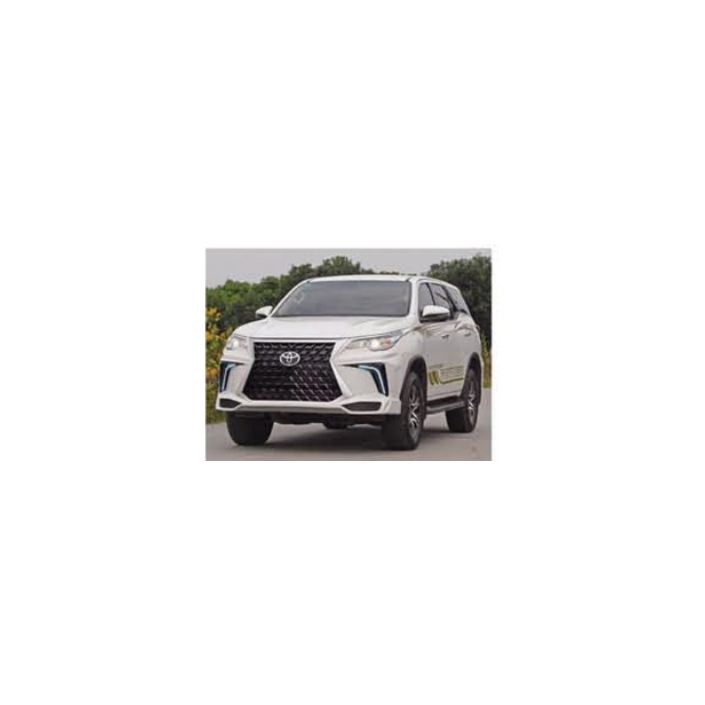 Обвес для Toyota Fortuner 2016–2020 в стиле Lexus LX: перед и зад — комплект