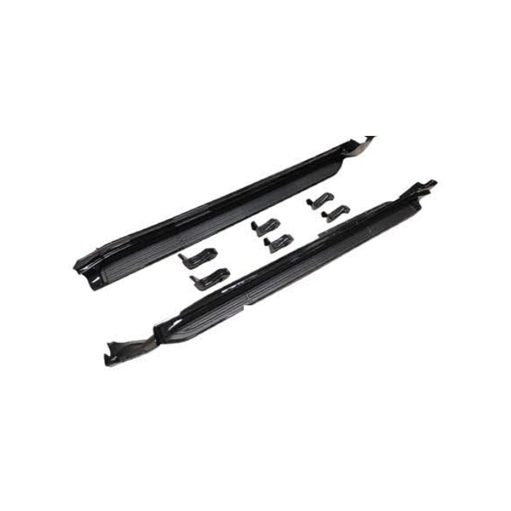 Пороги с LED-подсветкой для Toyota Land Cruiser 300 2021+, комплект — фото 2
