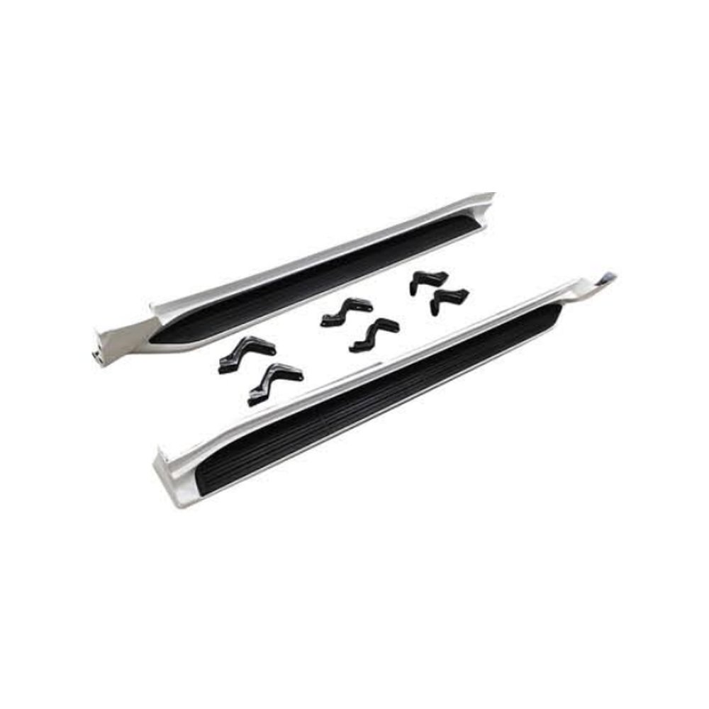 Пороги с LED-подсветкой для Toyota Land Cruiser 300 2021+, комплект