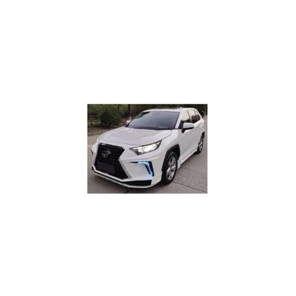 Обвес для Toyota RAV4 2019+ в стиле Lexus RX: перед и зад — комплект
