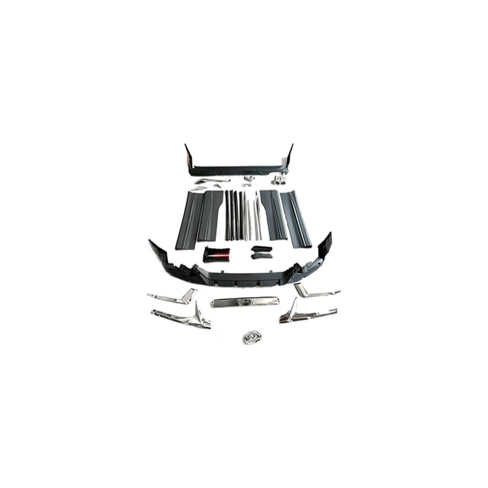 Обвес Aero Kit для Toyota Vellfire 30 2018–2023: губа, юбки, хром-молдинги — фото 2