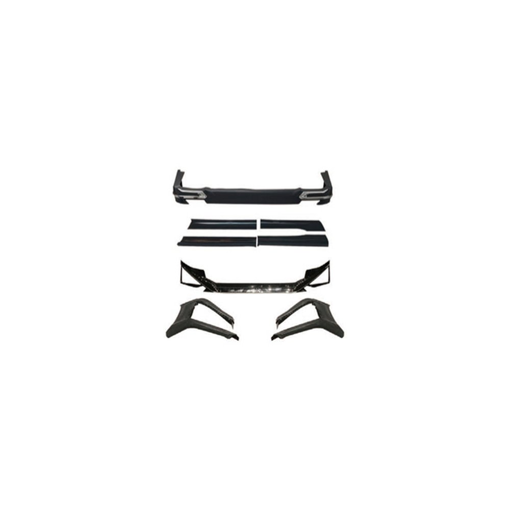 Обвес Normal Kit для Toyota Vellfire 30 2018–2023: губа, пороги, юбка — фото 2