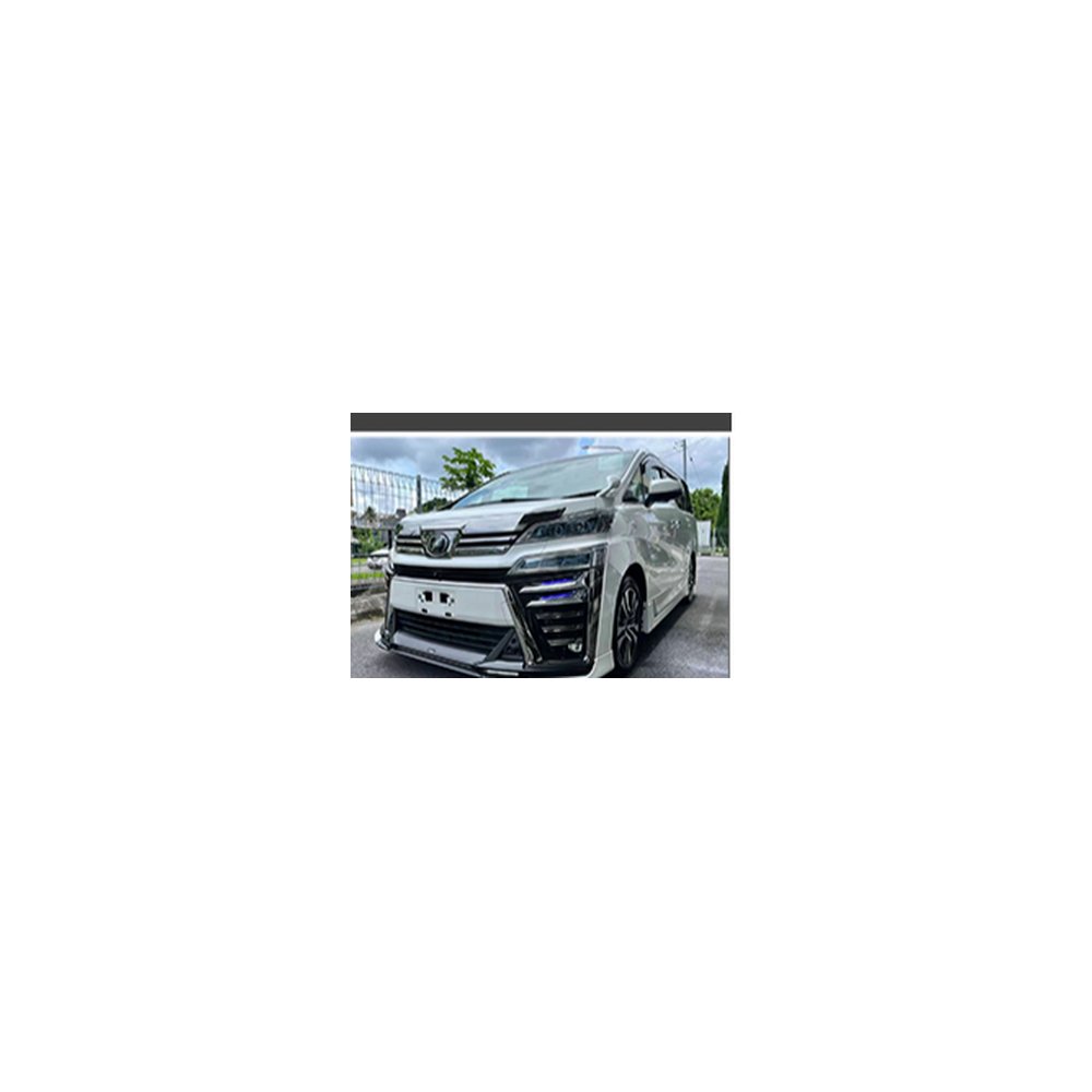 Обвес в стиле TRD для Toyota Vellfire 30 2018–2023: губа, пороги, юбка