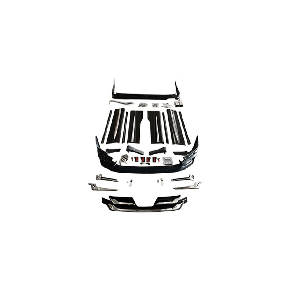 Обвес Aero Kit 2020 для Toyota Vellfire 30 2018–2023: губа, решётка, молдинги — фото 2