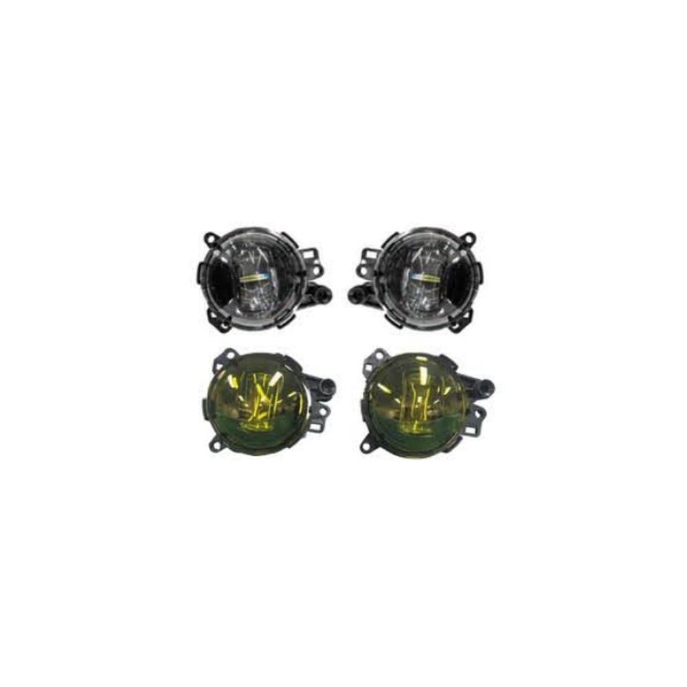 Противотуманные фары для Land Rover Defender 90/110, белый + жёлтый свет, комплект